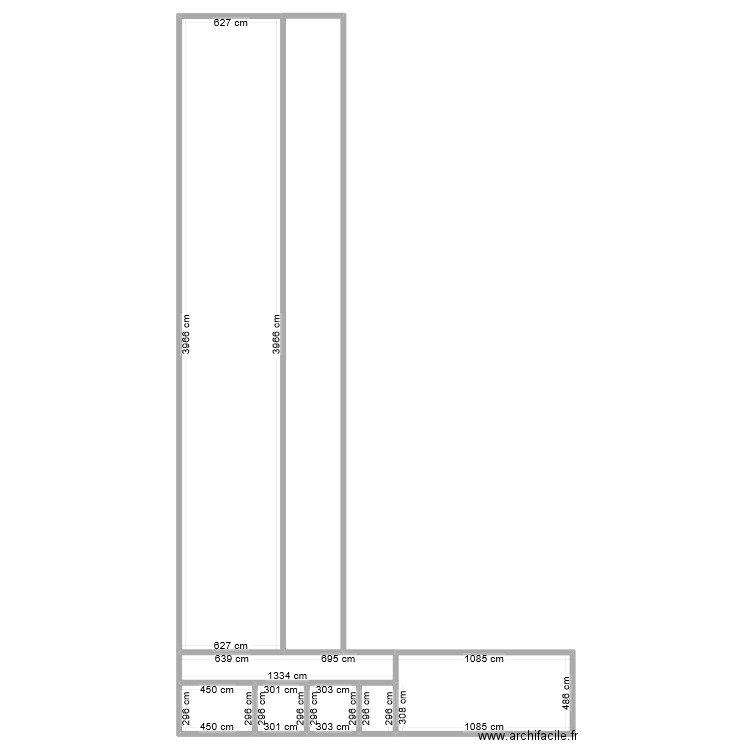 Francis Poulenc R+1. Plan de 7 pièces et 361 m2