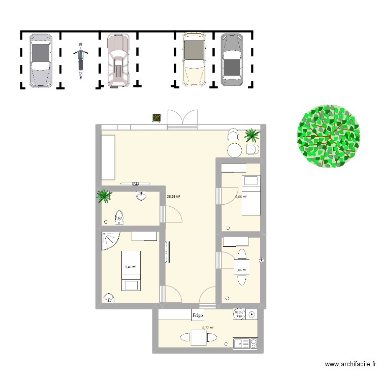 insitut. Plan de 0 pièce et 0 m2