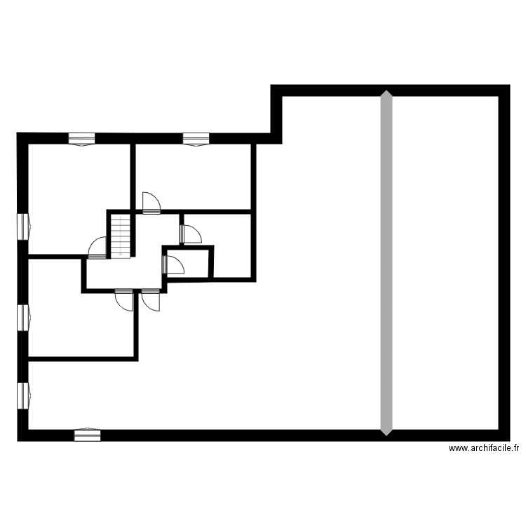 cardinaux. Plan de 16 pièces et 612 m2