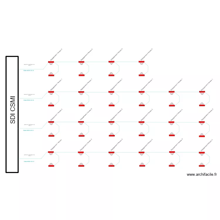 Cit&eacute; administrative. Plan de 