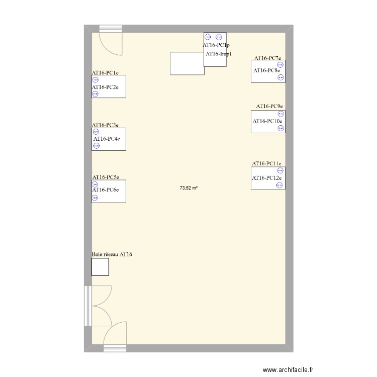 at16. Plan de 0 pièce et 0 m2