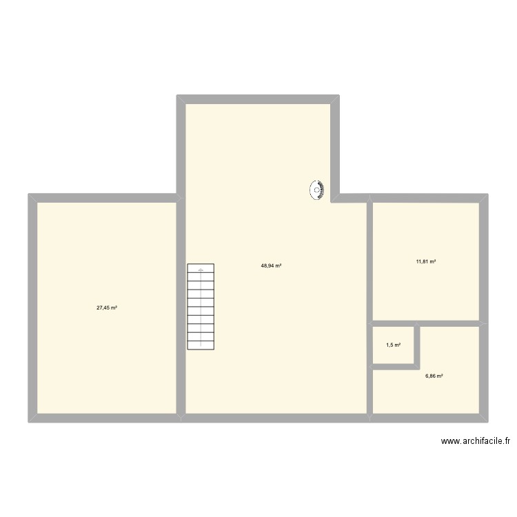 Oloron1. Plan de 5 pièces et 97 m2