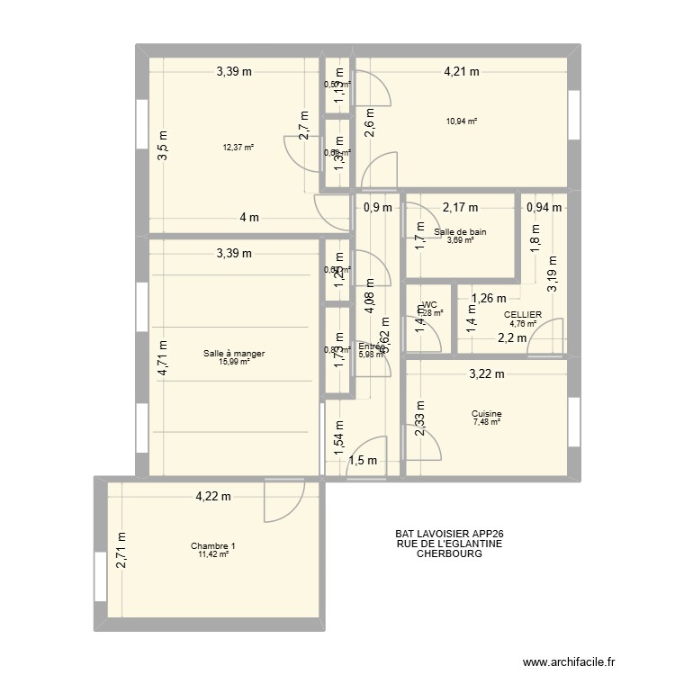 BAT LAVOISIER LGT 26. Plan de 0 pièce et 0 m2