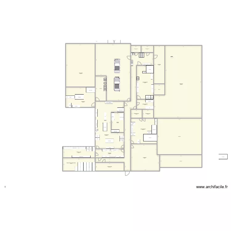 Plan nouveau labo. Plan de 24 et 1199 m² Plan nouveau labo. Plan de 24 et 1199 m²