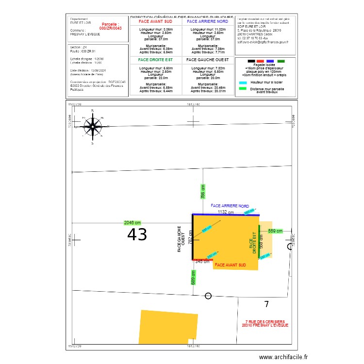 DP2 NEPERT DAGORNE LAETITIA. Plan de 0 pièce et 0 m2
