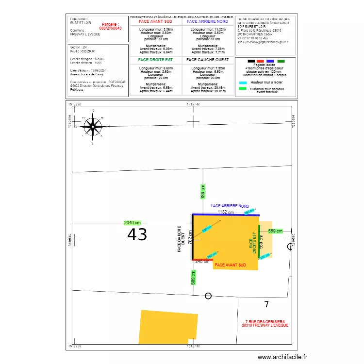 DP2 NEPERT DAGORNE LAETITIA. Plan de 