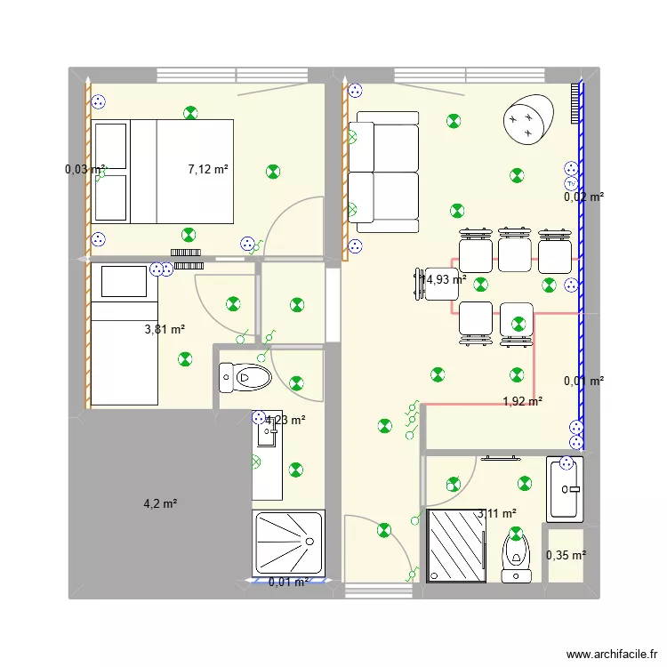 Olympiade 307 (2). Plan de 