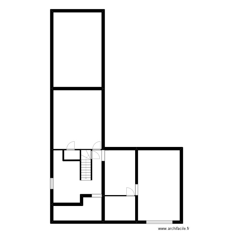 sabatier. Plan de 19 pièces et 282 m2