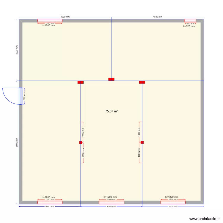Гальнево 2эт. Plan de 