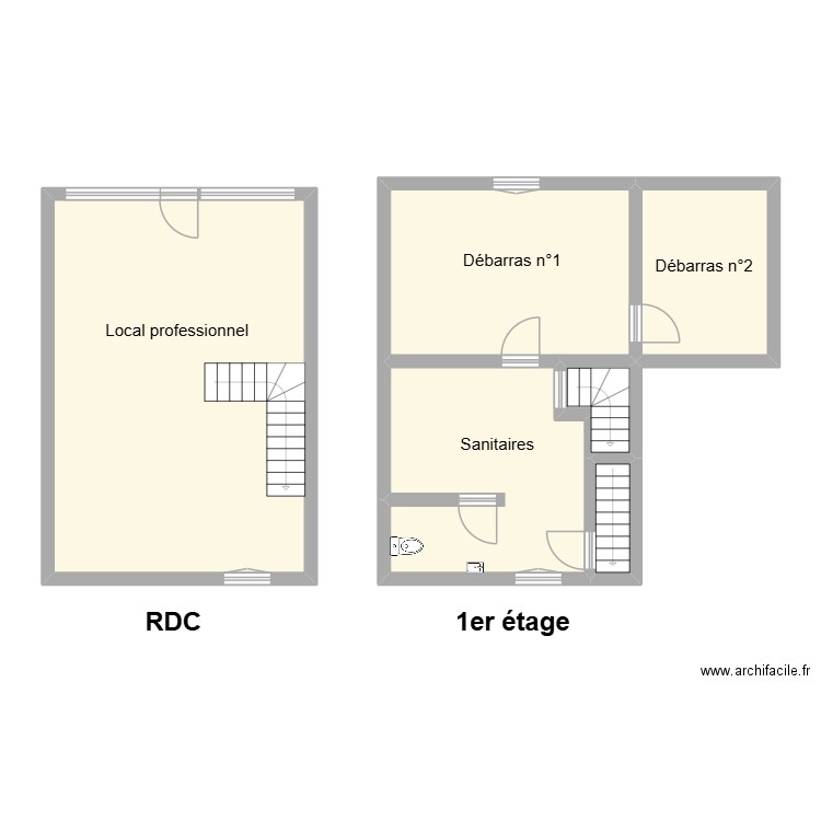 VALENCAY. Plan de 6 pièces et 88 m2