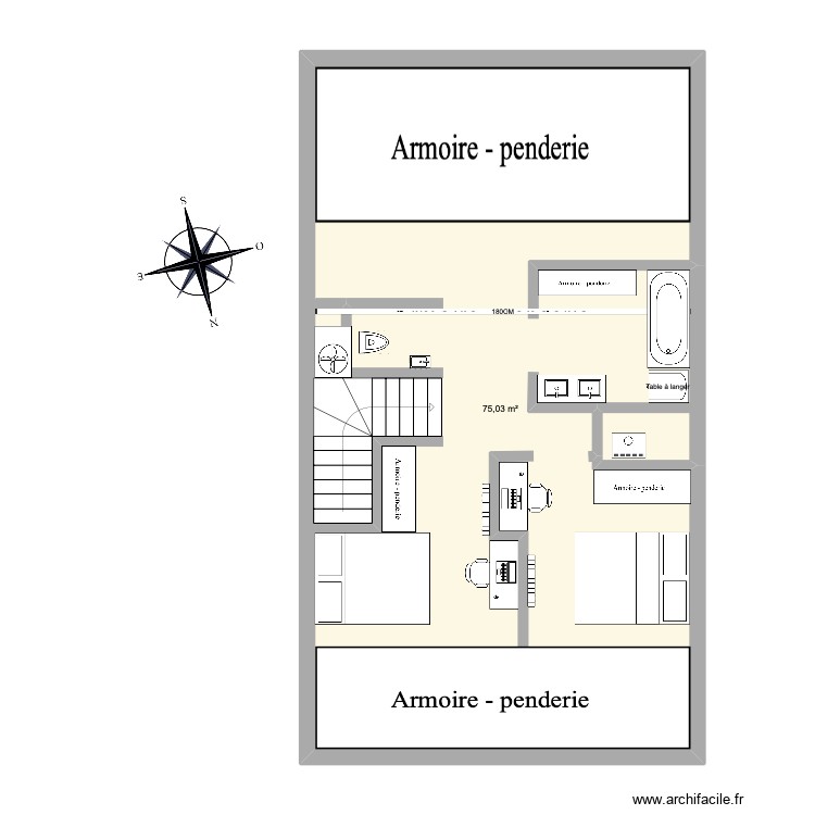Grenier V2. Plan de 0 pièce et 0 m2