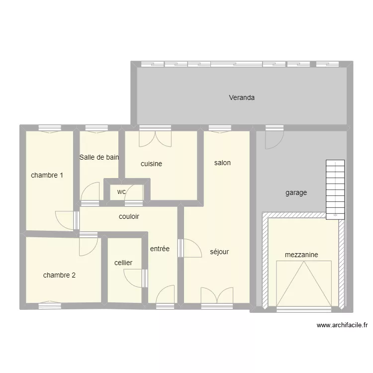 0888. Plan de 11  et 117 m²