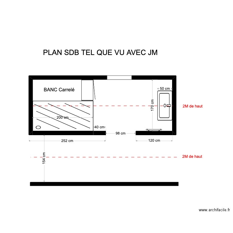 SDB1. Plan de 0 pièce et 0 m2