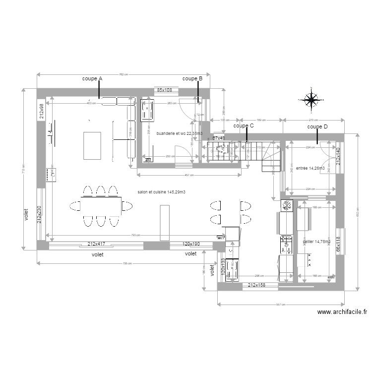 plan définitif. Plan de 0 pièce et 0 m2