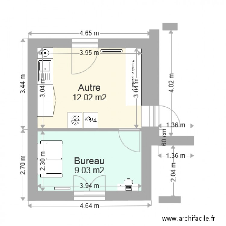 agrandissement 8. Plan de 0 pièce et 0 m2