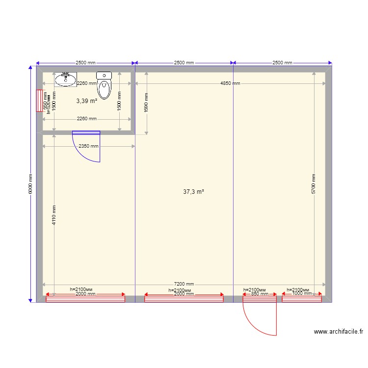 Некрасов. Plan de 0 pièce et 0 m2