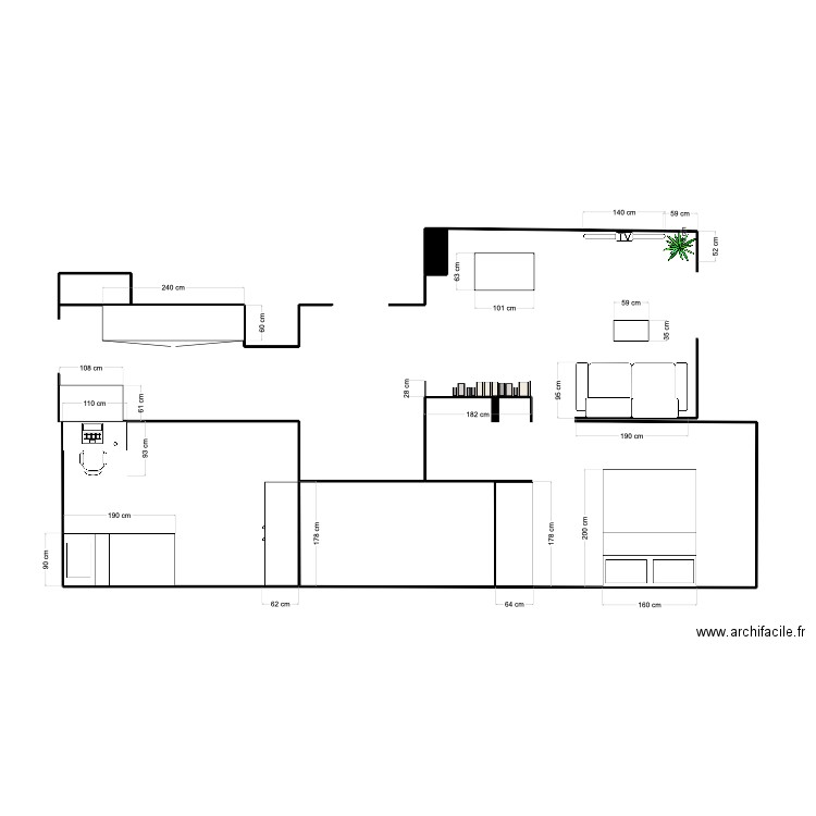 Appartement 2. Plan de 0 pièce et 0 m2