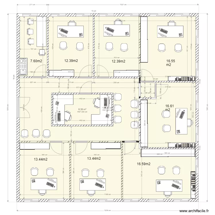 bureau le parc des lauves 4. Plan de 