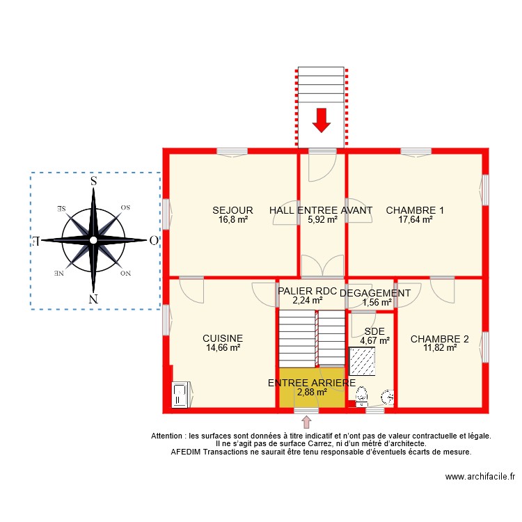 BI 6916 RDC. Plan de 0 pièce et 0 m2