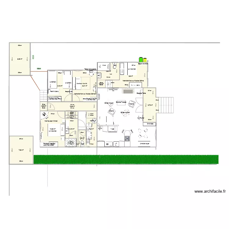 THARON NEW CUISINE  SALLE DE BAIN. Plan de 