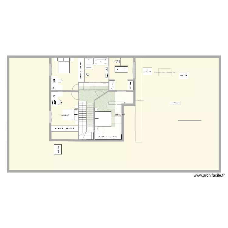 mi casa planta arriba . Plan de 