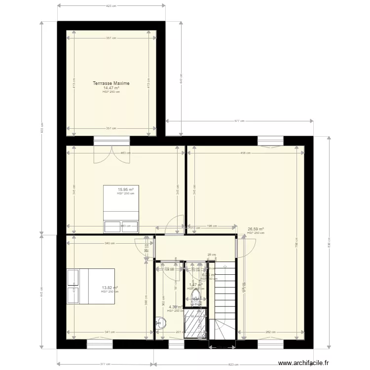 Bestanco &eacute;tage Chatillon 120. Plan de 