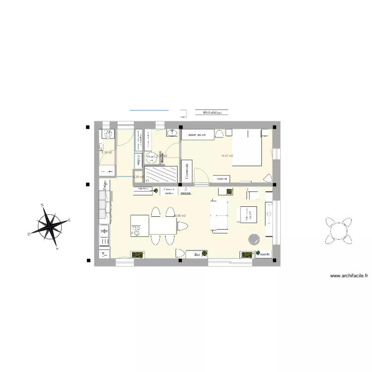 PG appart plain pied suite P pignon est 1 rogné. Plan de PG appart plain pied suite P pignon est 1 rogné. Plan de