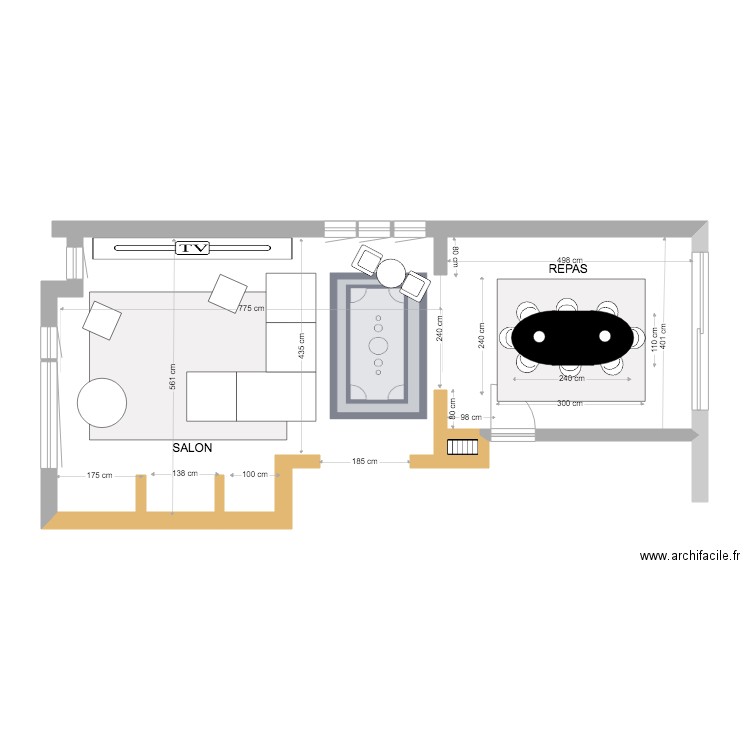 SALON SAM MOBILIER 1. Plan de 0 pièce et 0 m2