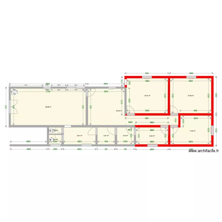 plan maison. Plan de 