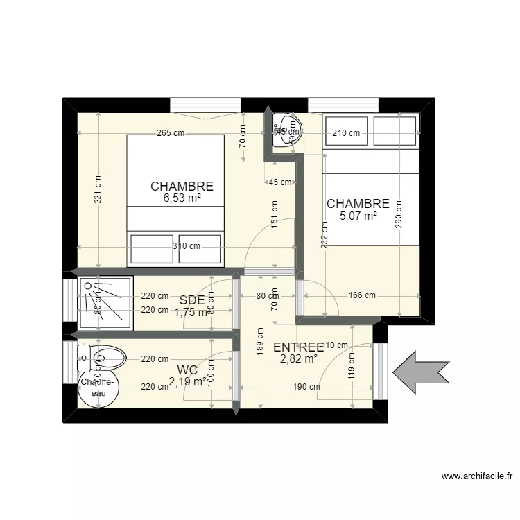 STUDIO ACTUEL. Plan de 