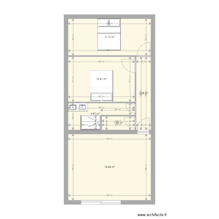 APPART 1. Plan de 0 pièce et 0 m2