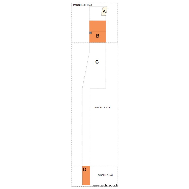 SITUATION 1040. Plan de 0 pièce et 0 m2