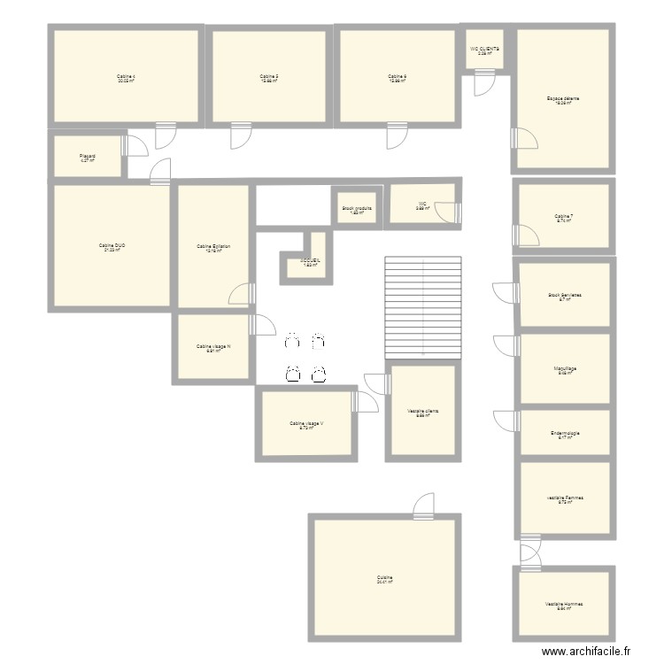 SPA AQUATONIC. Plan de 0 pièce et 0 m2