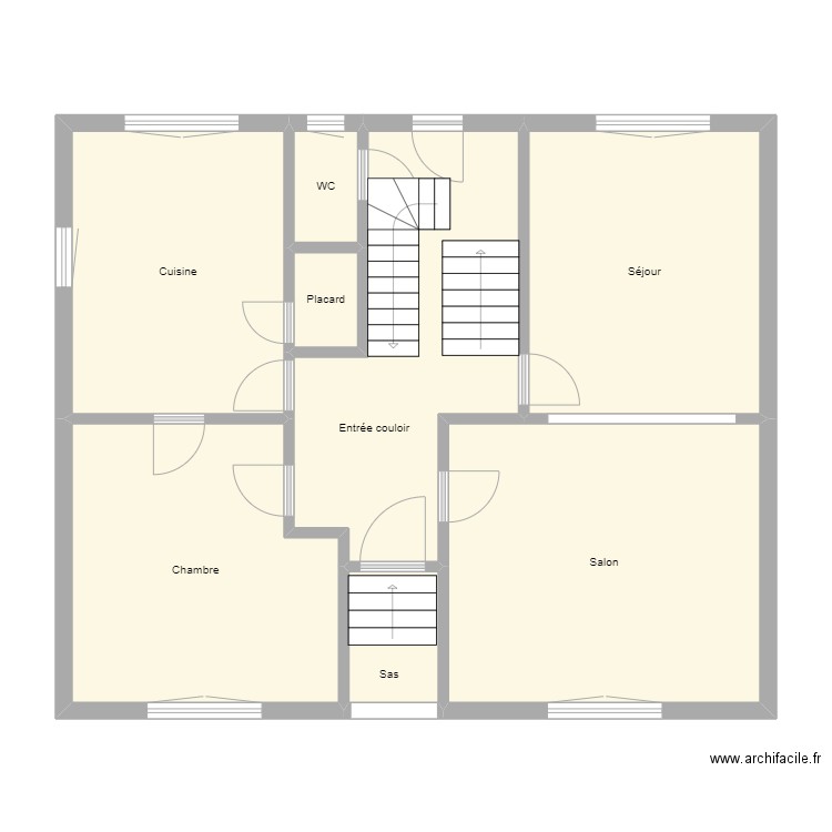 Maison Rch. Plan de 0 pièce et 0 m2