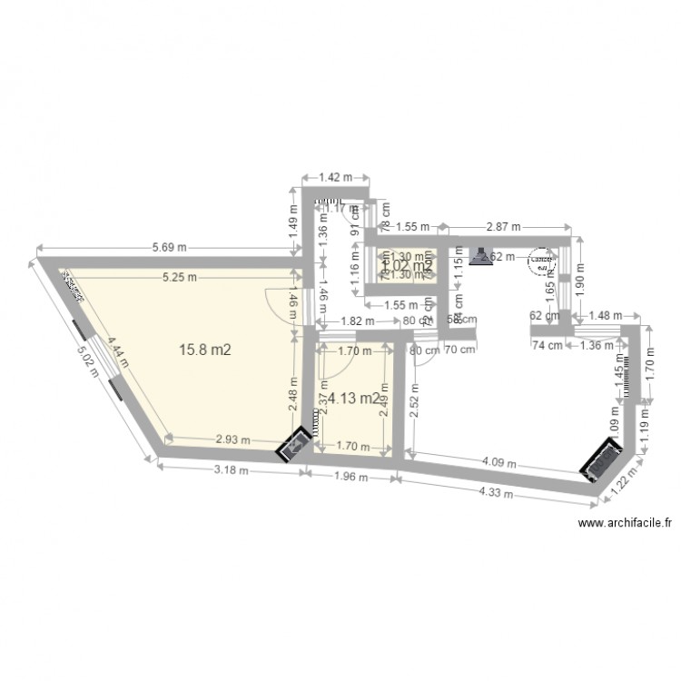 Plan. Plan de 0 pièce et 0 m2