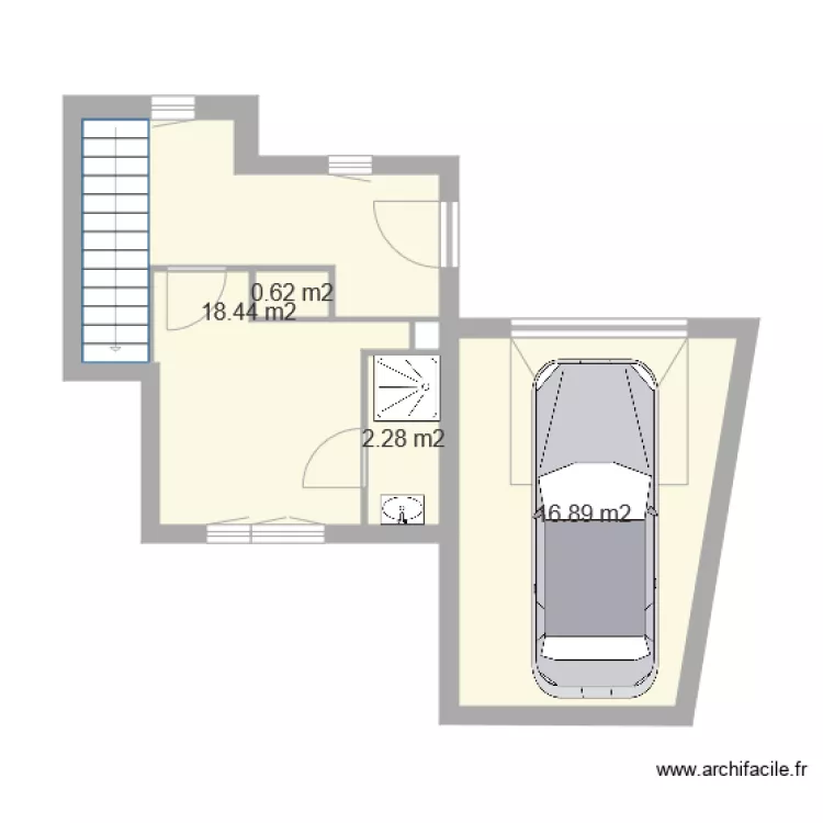 Le Plessis niveau haut projet. Plan de Le Plessis niveau haut projet. Plan de