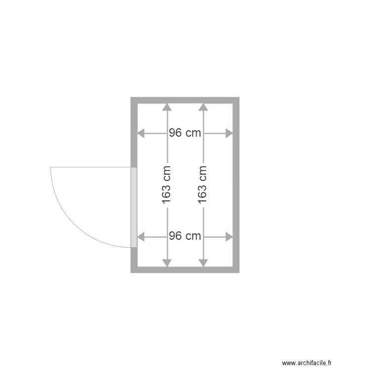 chambre froide. Plan de 0 pièce et 0 m2