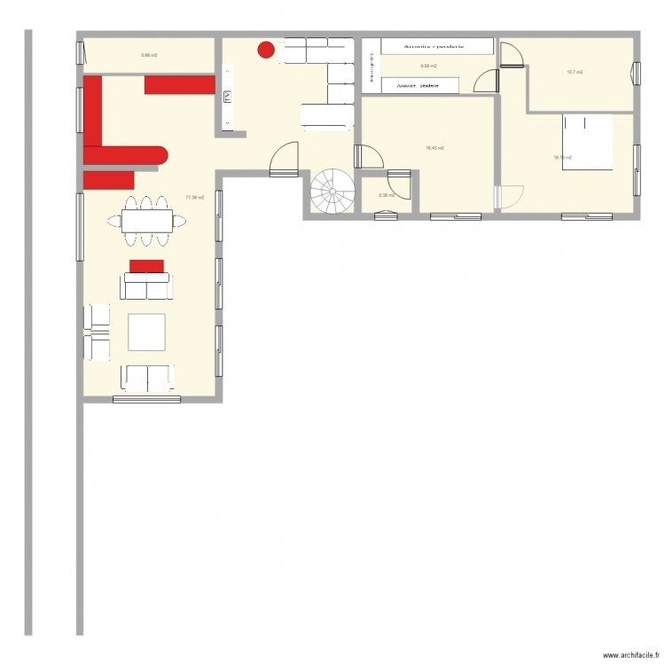 plan pour maillettes juste maison. Plan de 0 pièce et 0 m2