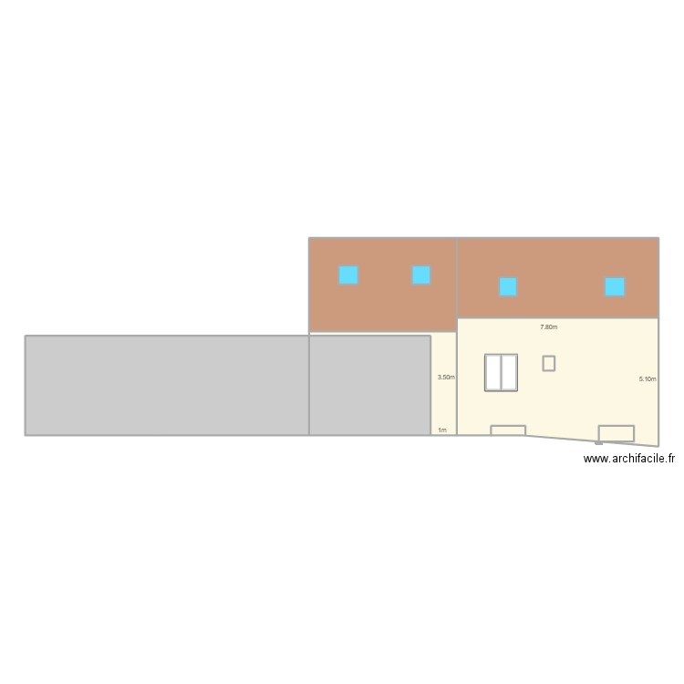 Rambouillet facade est projet. Plan de 0 pièce et 0 m2