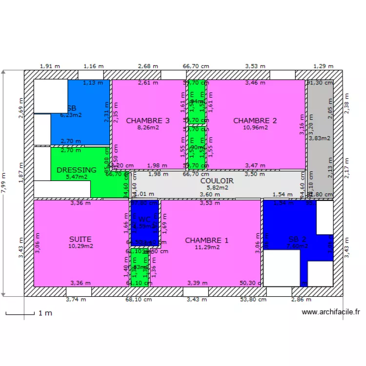 ETAGE 2 bis. Plan de ETAGE 2 bis. Plan de