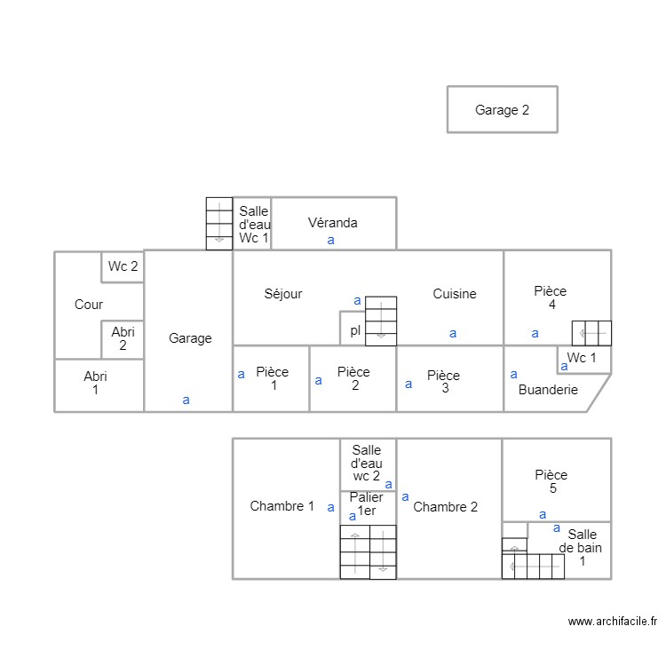 TREFFIAGAT TREBERN. Plan de 0 pièce et 0 m2