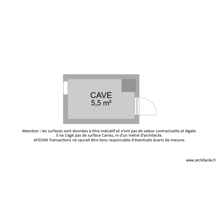 BI9372 CAVE. Plan de 