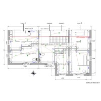 implantation électrique étage