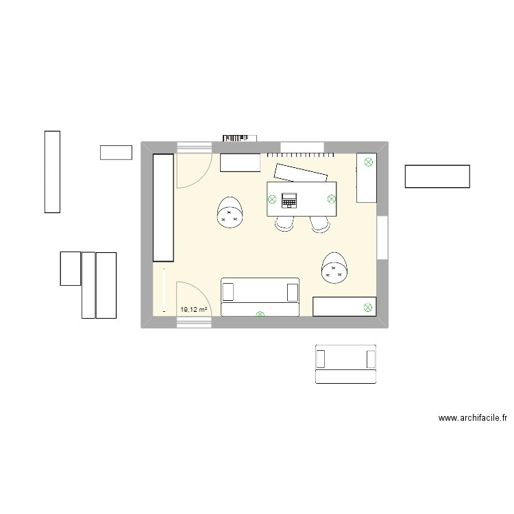 RdC V2. Plan de 0 pièce et 0 m2