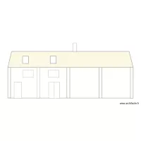 plan de fa&ccedil;ade  ouest