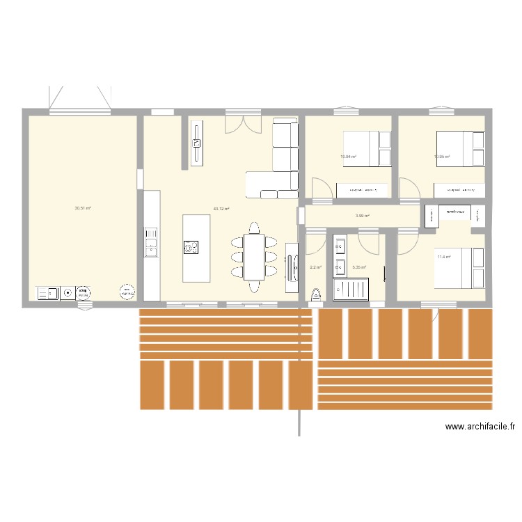 maison fini. Plan de 0 pièce et 0 m2