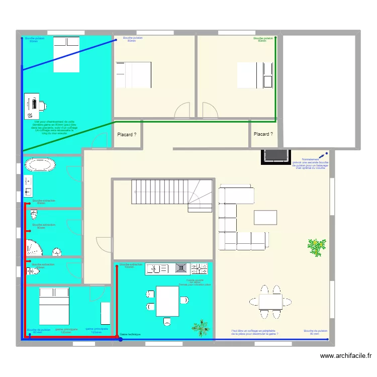 Double flux LA CLUSAZ. Plan de Double flux LA CLUSAZ. Plan de