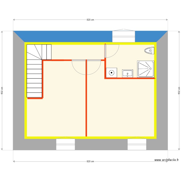 batiment C etage. Plan de 0 pièce et 0 m2