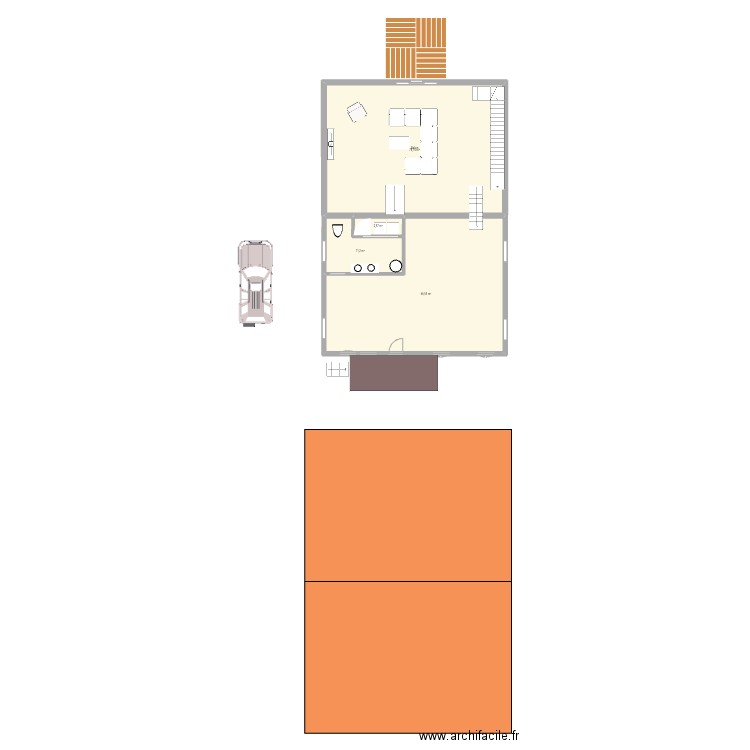 salle de bain sous-sol. Plan de 0 pièce et 0 m2