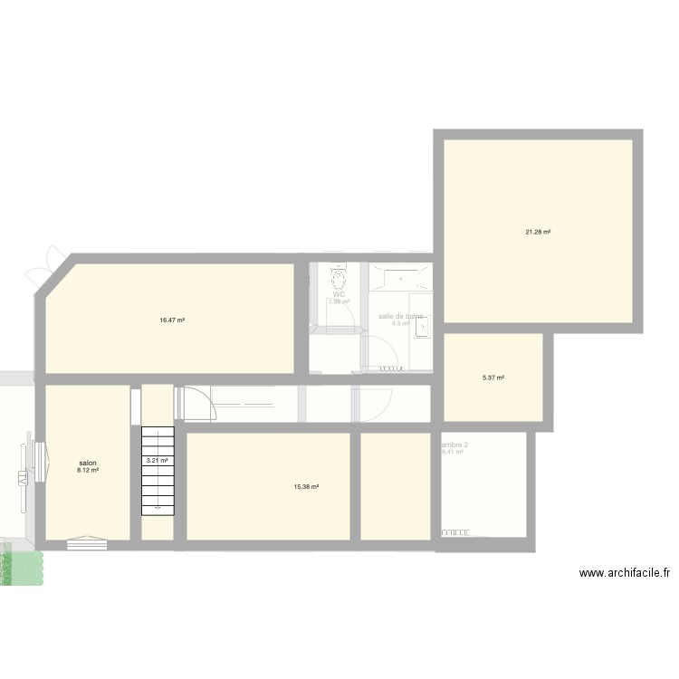 27 ch Dist. Plan de 0 pièce et 0 m2